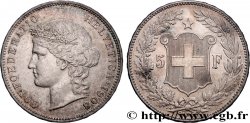 SUISSE 5 Francs Helvetia 1908 Berne