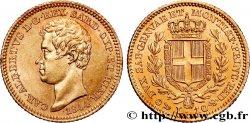 ITALY - KINGDOM OF SARDINIA - CHARLES-ALBERT 10 Lire 1844 Gênes AU