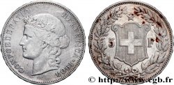 SUISSE - CONFÉDÉRATION HELVÉTIQUE 5 Francs Helvetia 1904 Berne