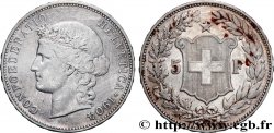 SWITZERLAND - HELVETIC CONFEDERATION 5 Francs Helvetia 1904 Berne XF