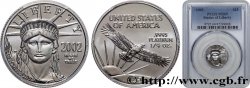 ÉTATS-UNIS D AMÉRIQUE 25 Dollars Proof American Platinum Eagle 2002 
