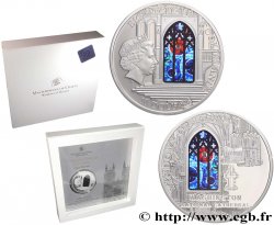 ÎLES COOK  10 Dollars Proof Washington National Cathedral 2014  FDC