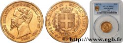 ITALIE - ROYAUME DE SARDAIGNE - VICTOR-EMMANUEL II 20 Lire 1857 Gênes