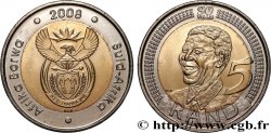 AFRIQUE DU SUD 5 Rand 90e anniversaire de Nelson Mandela 2008 Prétoria SPL