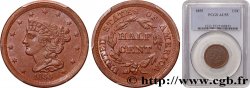 UNITED STATES OF AMERICA Half (1/2) Cent ‘Braided hair’ 1855 Philadelphie