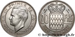 MONACO - PRINCIPAUTÉ DE MONACO - RAINIER III Essai de 20 Francs argent 1950 Paris