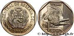 PERU 1 Sol Crocodile de Tumbes 2017 Lima