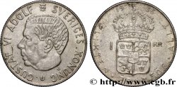SUÈDE 1 Krona Gustave VI 1966 