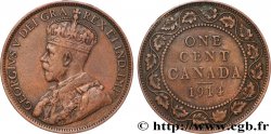CANADA 1 Cent Georges V 1914