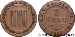 GERMANY - KINGDOM OF WESTPHALIA 3 Cent. Jérôme Napoléon 1809 Cassel - C