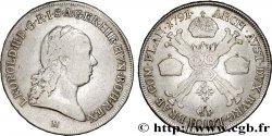 BELGIUM - AUSTRIAN NETHERLANDS 1/2 Kronenthaler Léopold II 1791 Gunzburg - H XF