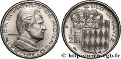 MONACO 1/2 Franc Rainier III 1965 Paris