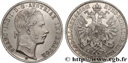 AUTRICHE 1 Florin François-Joseph Ier 1861 Vienne SUP
