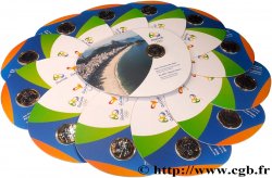 BRAZIL Ensemble de 13 pièces de 1 Real Jeux Rio 2016 2016  MS