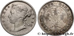 HONG KONG 20 Cents Victoria 1866  TB+