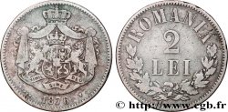 ROMANIA 2 Lei 1876 Bruxelles VF