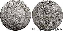 POLOGNE 1/4 de Thaler Sigismond III Vasa 1625 Dantzig TB+