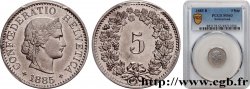 SWITZERLAND 5 Centimes (Rappen) 1885 Berne