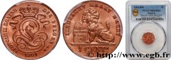 BELGIUM 1 Centime Léopold II (1901/889) légende en flamand 1901