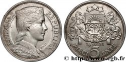 LATVIA 5 Lati 1931