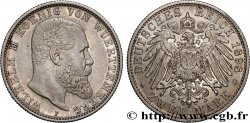 GERMANY - WÜRTTEMBERG 2 Mark Guillaume II 1898 Stuttgart