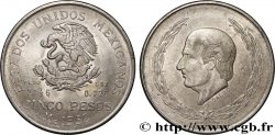 MEXIQUE 5 Pesos Miguel Hidaldo y Costilla 1952 Mexico TTB+