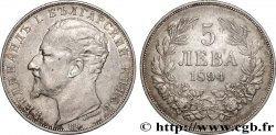 BULGARIE 5 Leva Ferdinand Ier 1894 Komoczbanya TTB