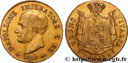 ITALIE - ROYAUME D ITALIE - NAPOLÉON Ier 40 Lire 1808 Milan