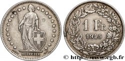 SUIZA 1 Franc Helvetia 1945 Berne