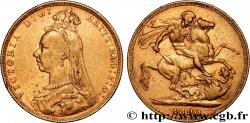 OR, PALLADIUM ET PLATINE INVESTISSEMENT 1 Souverain Victoria buste du jubilé 1890 Londres TTB
