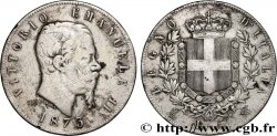 ITALIE 5 Lire Victor Emmanuel II 1873 Milan