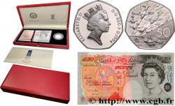ROYAUME-UNI Set Commémoratif 50 Pence  1994  FDC