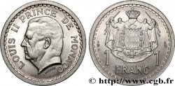 MONACO - PRINCIPALITY OF MONACO - LOUIS II Essai de 1 Franc aluminium  n.d. Paris MS