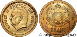 MONACO - FÜRSTENTUM MONACO - LUDWIG II. Essai de 1 Franc bronze-aluminium  n.d. Paris fST