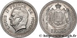 MONACO - PRINCIPALITY OF MONACO - LOUIS II Essai de 1 Franc aluminium  n.d. Paris MS