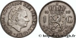 PAYS-BAS 1 Gulden Juliana 1955 Utrecht