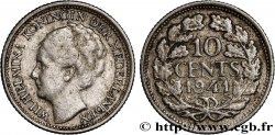 PAYS-BAS 10 Cents Wilhelmine 1941 Utrecht