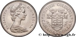 CANADA 1 Dollar centenaire de l’intégration de la Colombie Britannique 1971 
