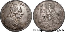 ITALIE - ÉTATS DU PAPE - BENOÎT XIV (Prospero Lambertini) Scudo an XIV 1754 Rome TTB+