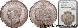 GRÈCE - ROYAUME DE GRÈCE - GEORGES Ier 5 Drachmes  1876 Paris AU