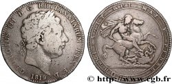 GREAT BRITAIN - GEORGE III 1 Crown ANNO LX 1819 Londres