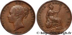 UNITED KINGDOM 1 Penny Victoria “tête jeune” 1854
