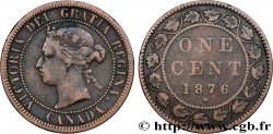 CANADA 1 Cent Victoria 1876 Heaton