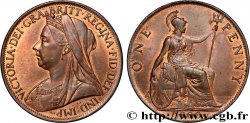UNITED KINGDOM 1 Penny Victoria “old head” 1900