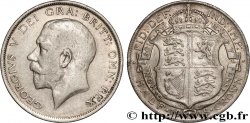 UNITED KINGDOM 1/2 Crown Georges V 1918 Londres