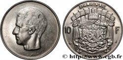 BELGIEN 10 Francs roi Baudouin légende française 1971 Bruxelles