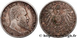ALEMANIA - WURTEMBERG 2 Mark Guillaume II 1908 Stuttgart