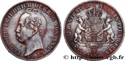GERMANY - ANHALT Thaler Léopold IV Frédéric duc de Anhalt 1866  AU