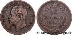 ITALIE 10 Centesimi Victor Emmanuel II 1867 Strasbourg