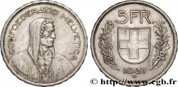 SUISSE 5 Francs Berger des alpes 1931 Berne